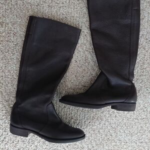 J. crew riding genuine leather boot - dark brown size 7